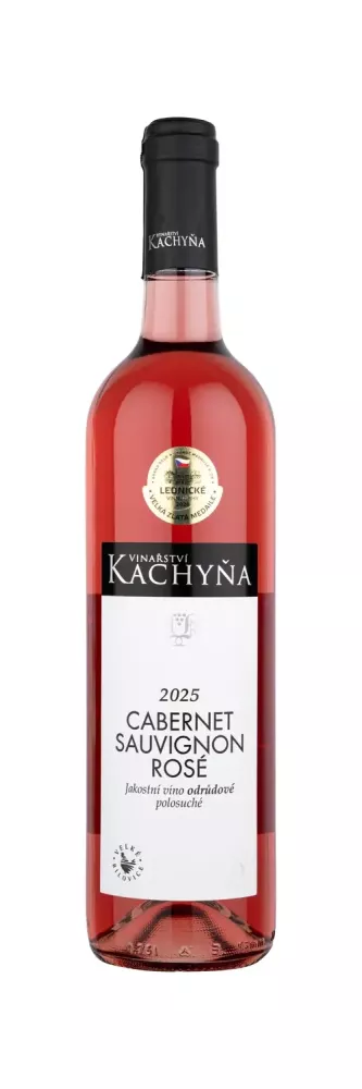 Láhev Cabernet Sauvignon rosé Vinařství Kachyňa